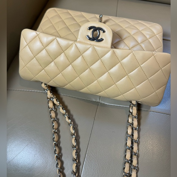 Chanel double flap beige - Picture 4 of 8